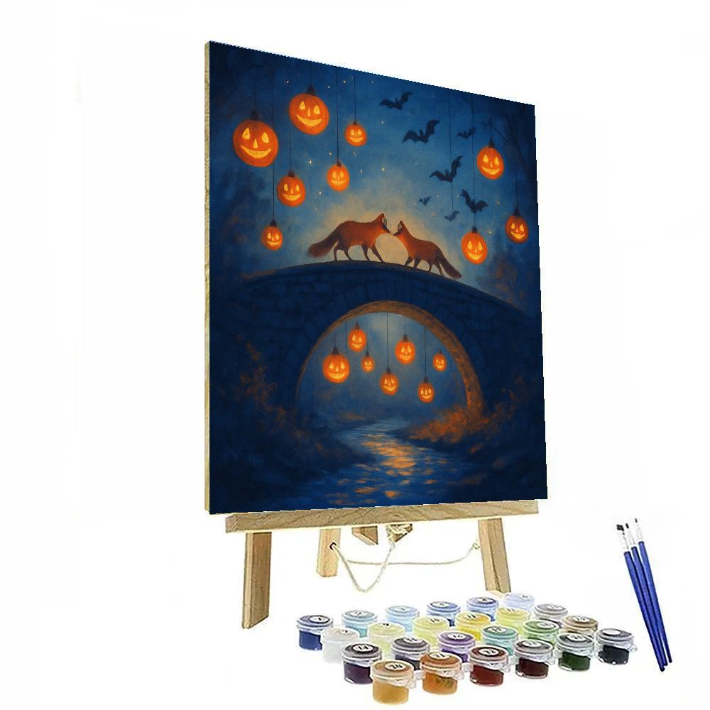 The Lantern Bridge Paint by numbers art
