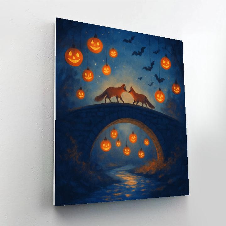 The Lantern Bridge Paint by numbers art