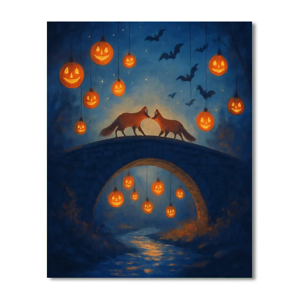 The Lantern Bridge Paint by numbers art