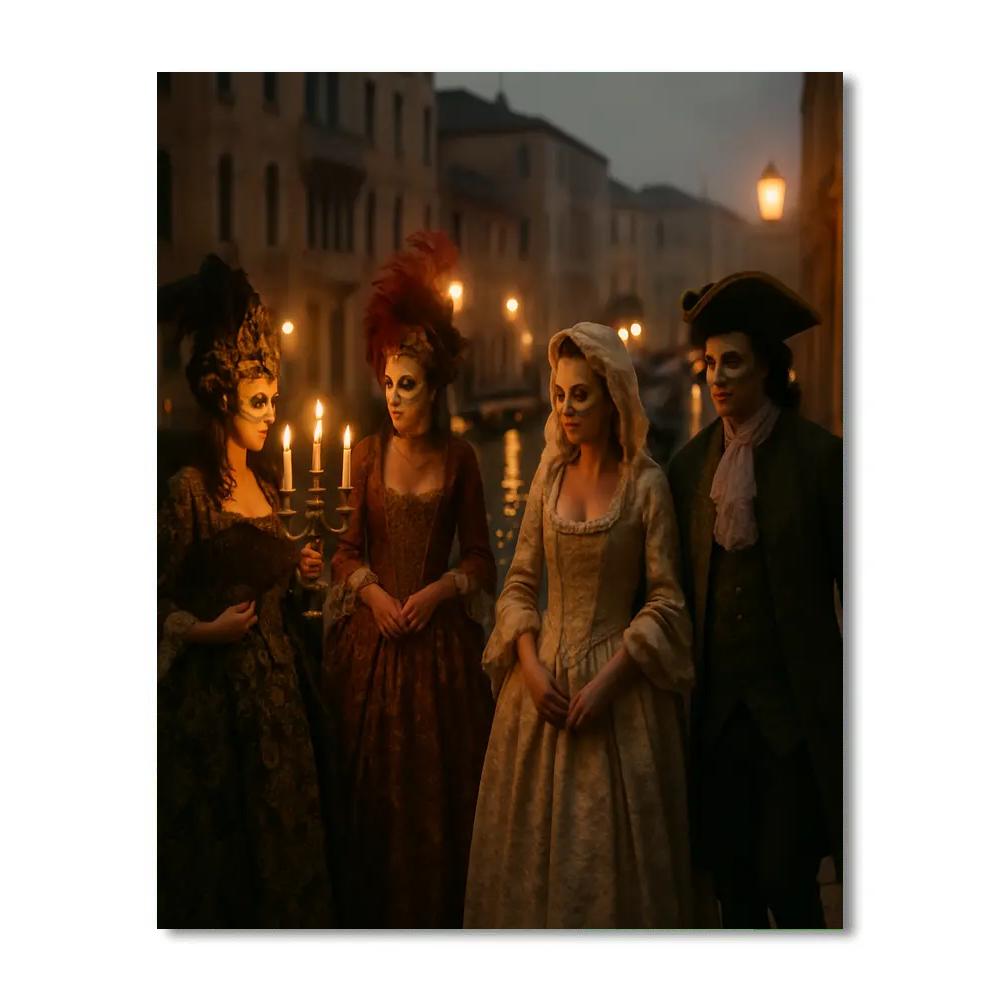 Carnival Of Venice Masked Ball DIY paint by numbers