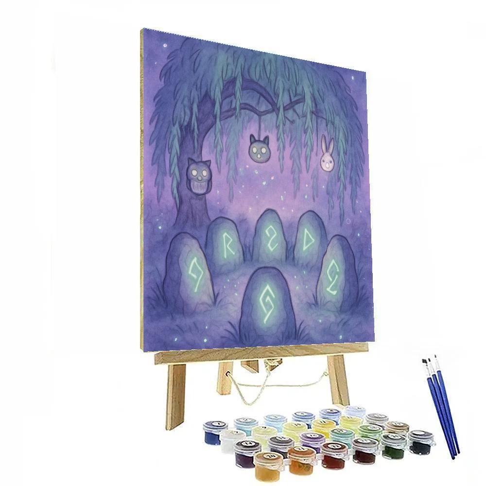 Willowwick Hollow Paint by numbers art