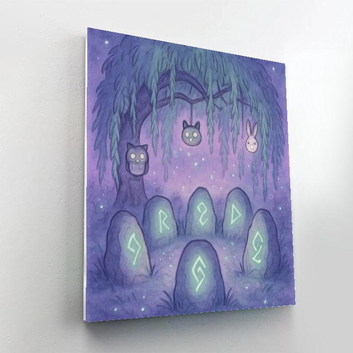 Willowwick Hollow Paint by numbers art