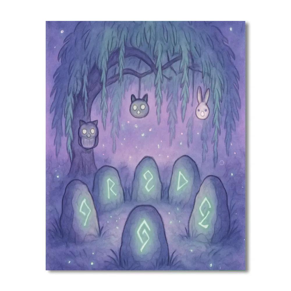 Willowwick Hollow Paint by numbers art