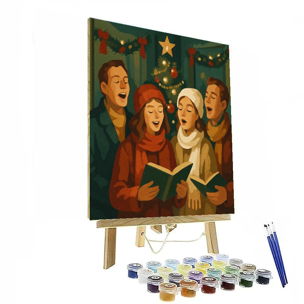 Carols Around The Tree paint by color