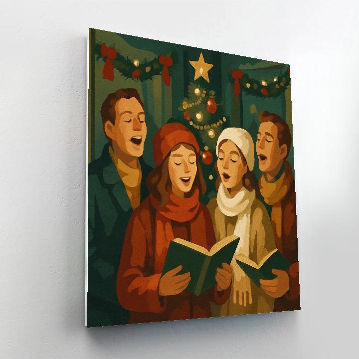 Carols Around The Tree paint by color