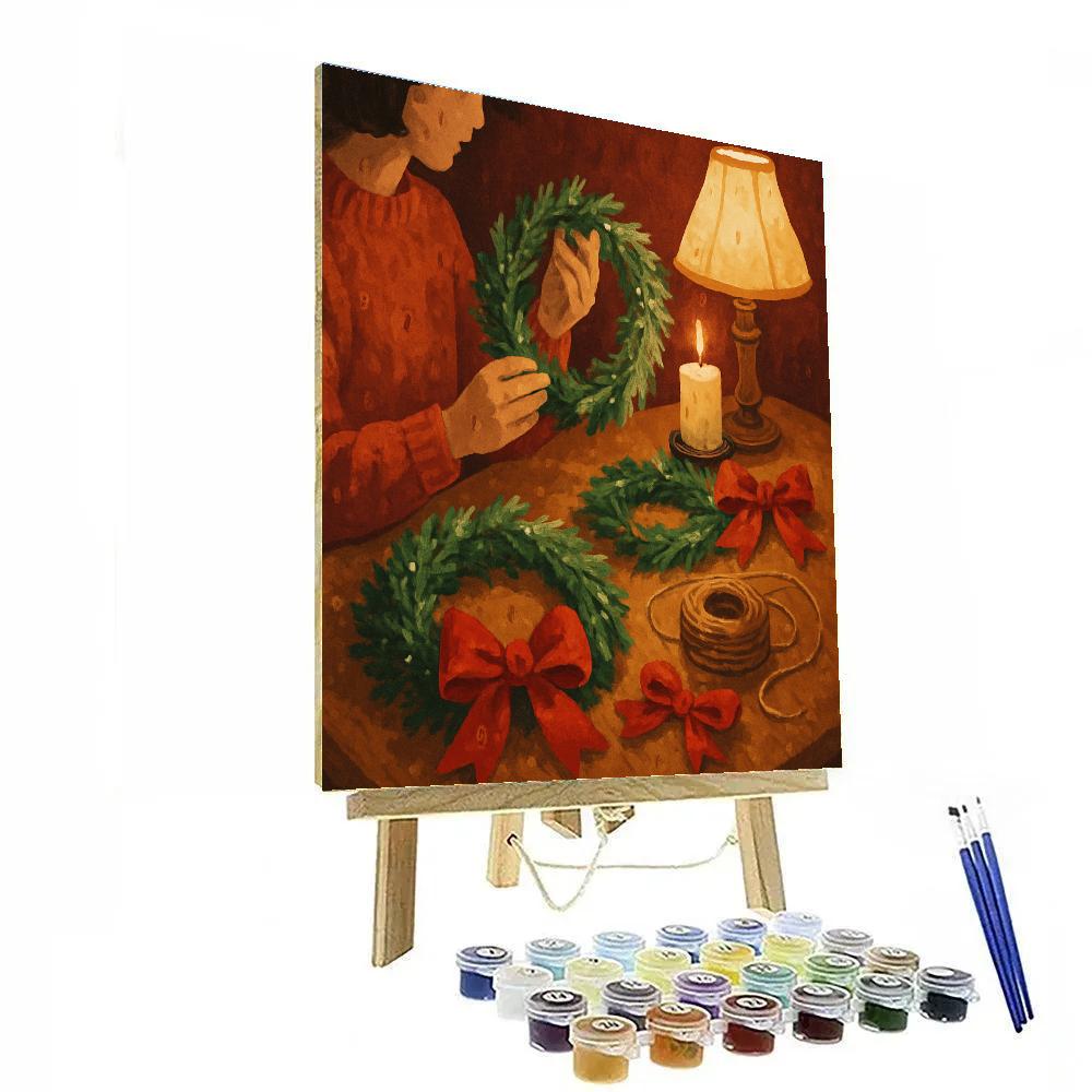 Wreath Makers Numbered painting kits
