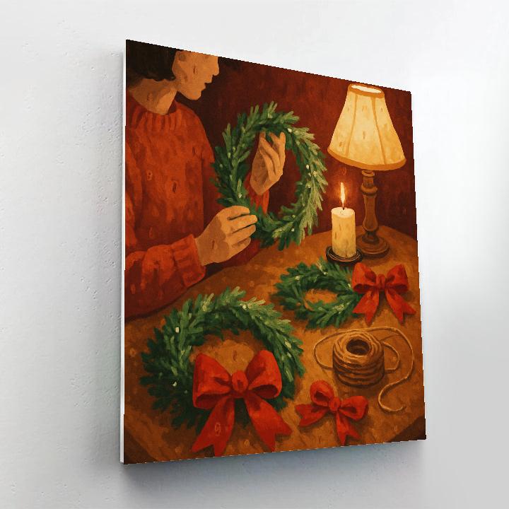 Wreath Makers Numbered painting kits