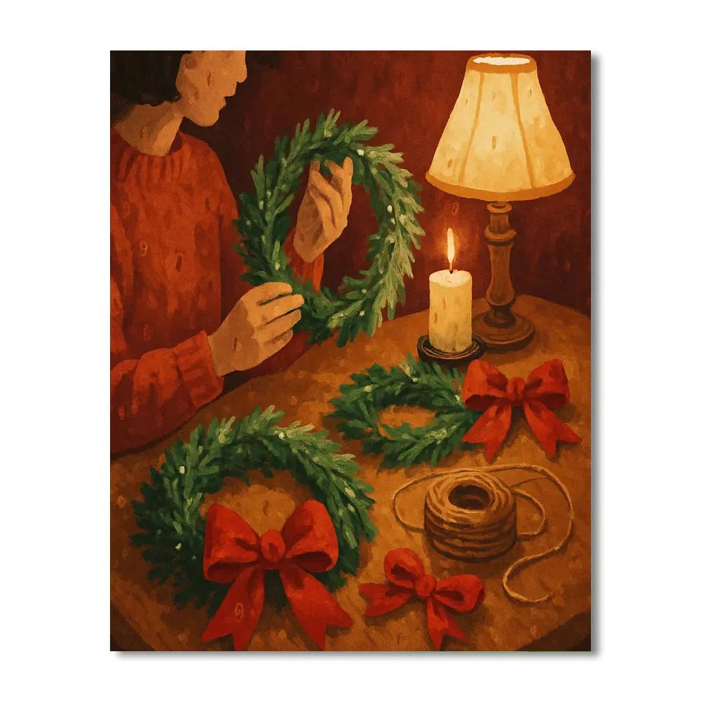 Wreath Makers Numbered painting kits