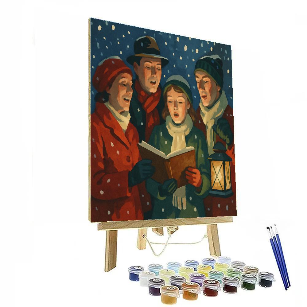 Snowflake Serenade Numbered painting kits