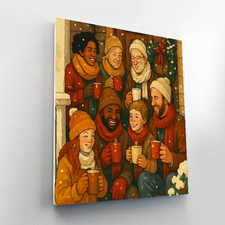 Morning Cocoa Crowd DIY paint by numbers