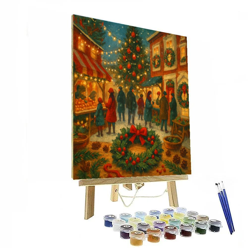Festival Of Wreaths Plaza Numbered painting kits