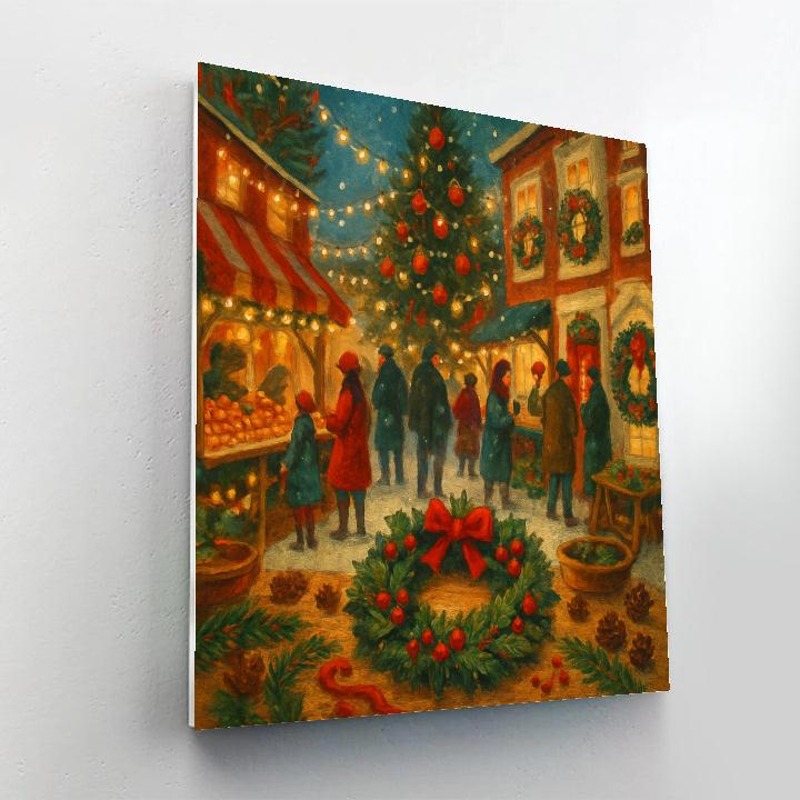Festival Of Wreaths Plaza Numbered painting kits