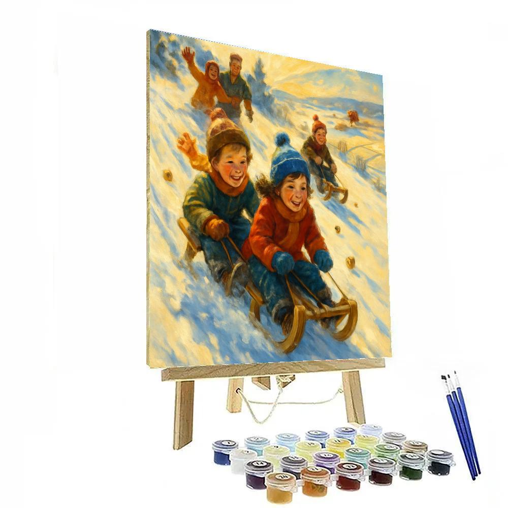 Sleigh Bell Ridge Run painting number kit