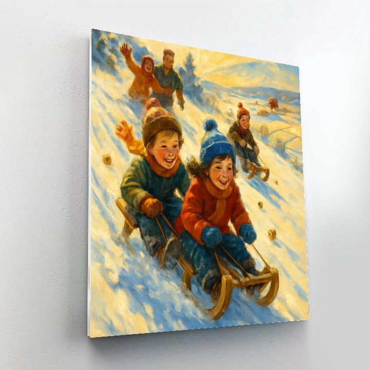Sleigh Bell Ridge Run painting number kit