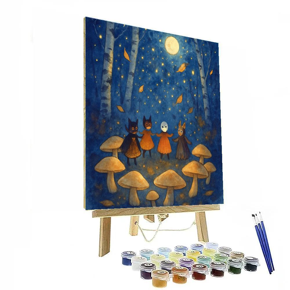 Glowworm Glen Gathering Paint by numbers kits