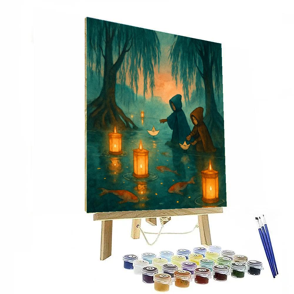 Willowmere Lantern Festival paint by numbers