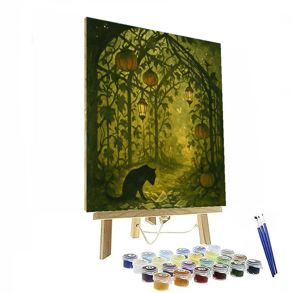 The Glasshouse Of Autumn Echoes Number painting