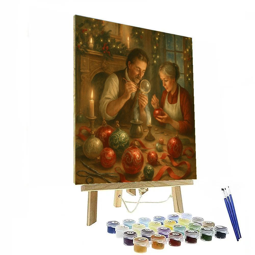 Victorian Ornament Workshop paint by numbers