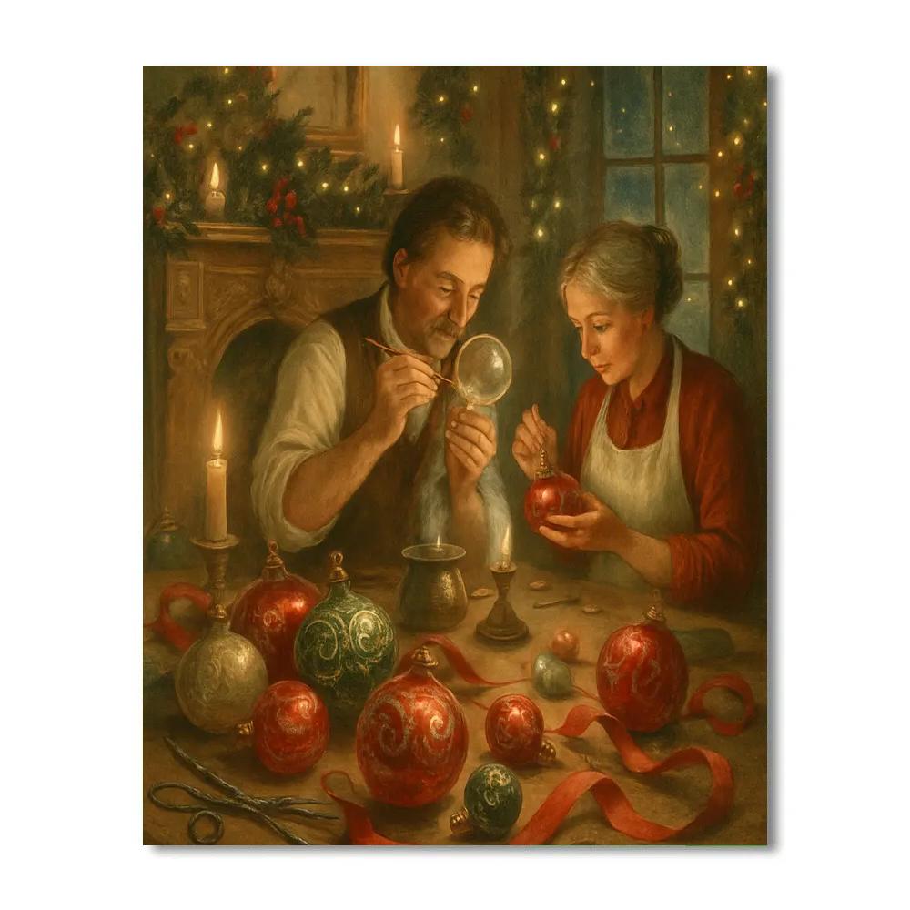 Victorian Ornament Workshop paint by numbers