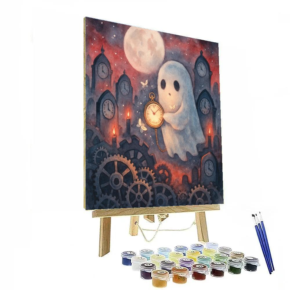 The Clockmaker’s Graveyard paint by number