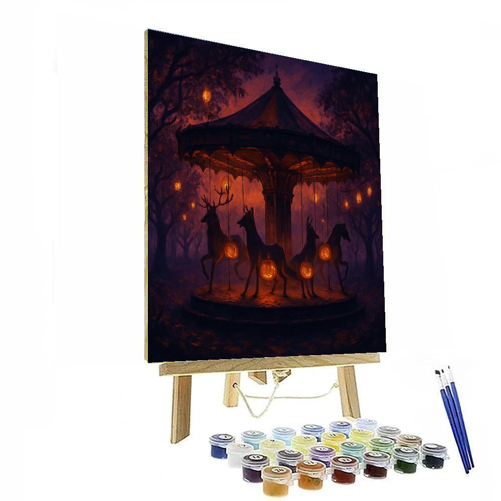 Spectral Orchard Carousel Paint by numbers kits