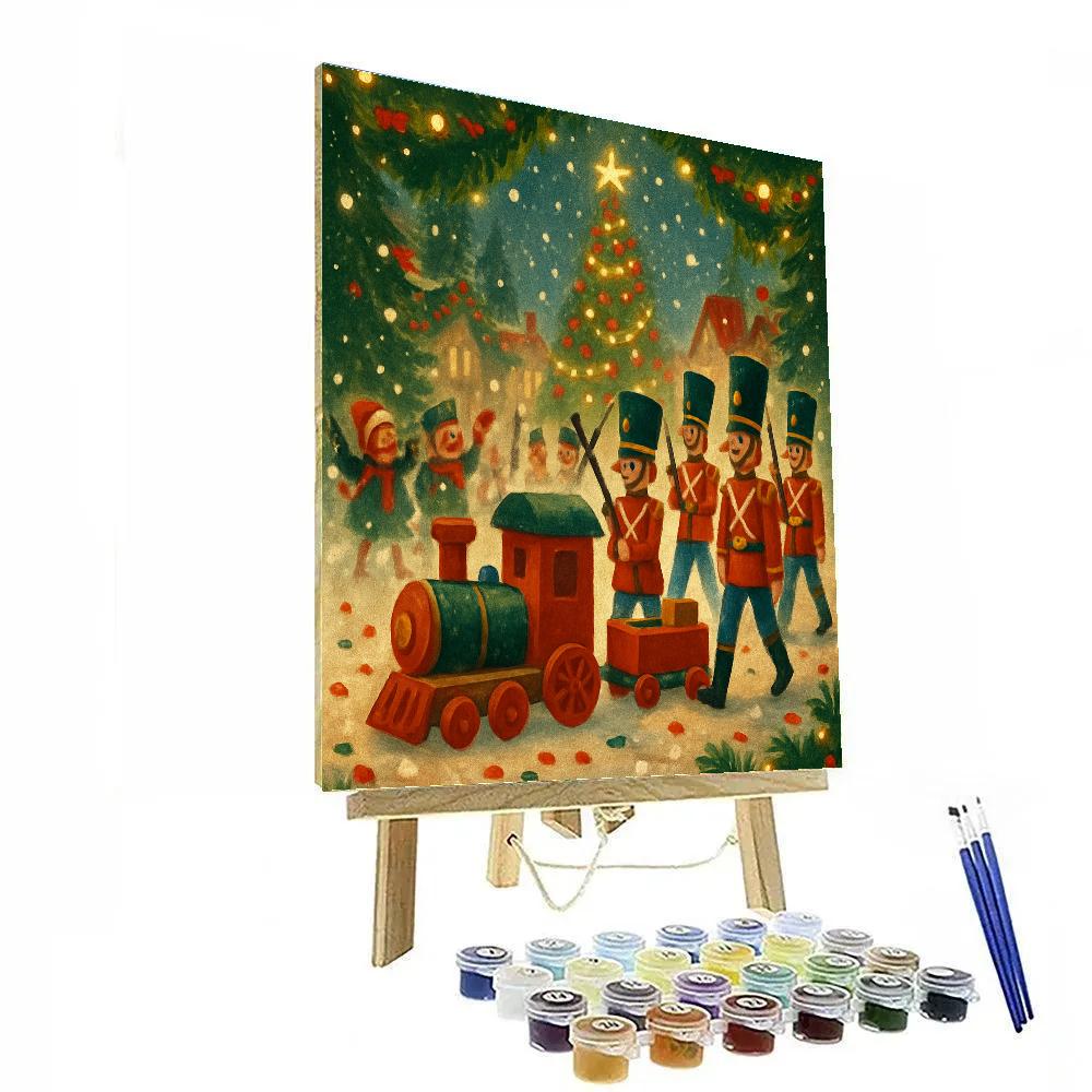 Evergreen Toy Parade paint by number
