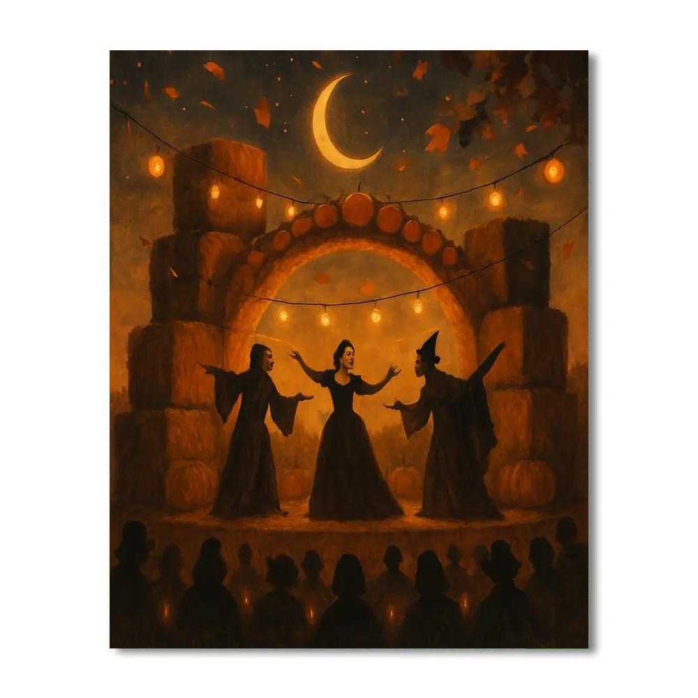 Harvest Lantern Opera Number painting