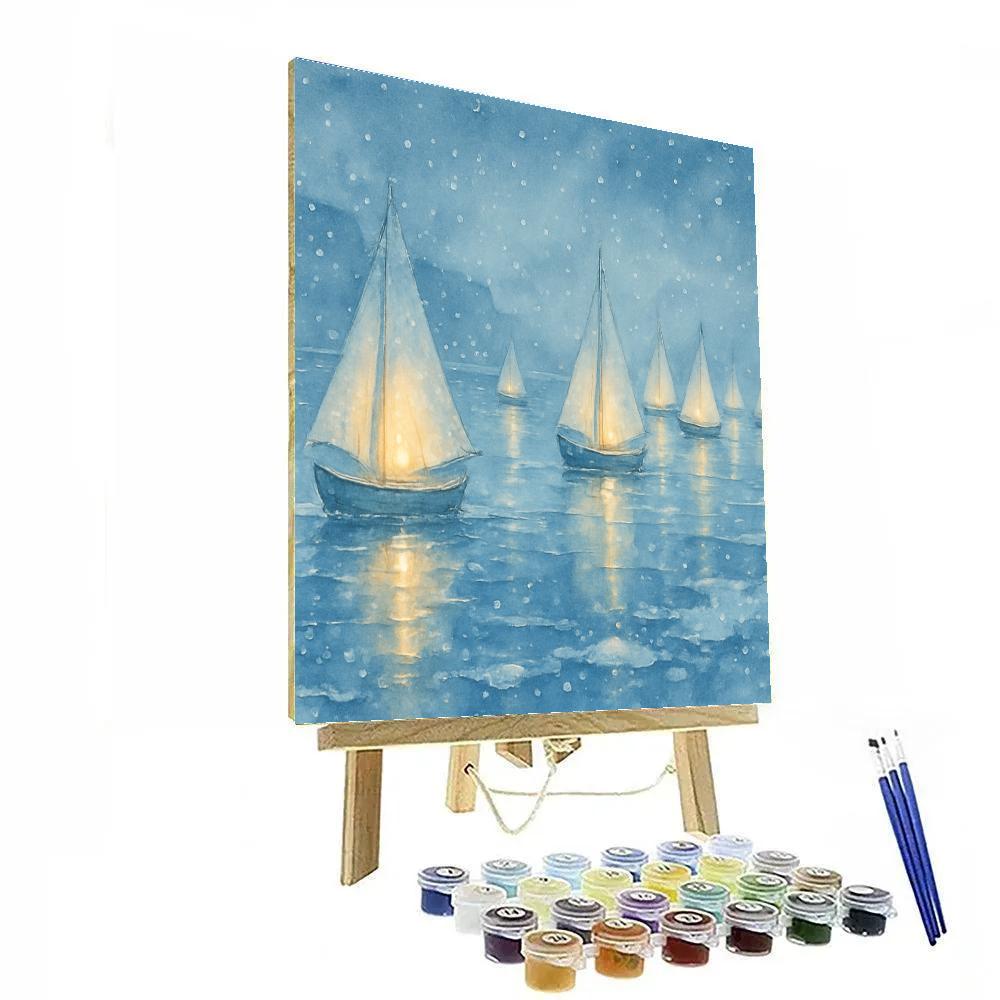 Polar Lantern Regatta Numbered painting kits