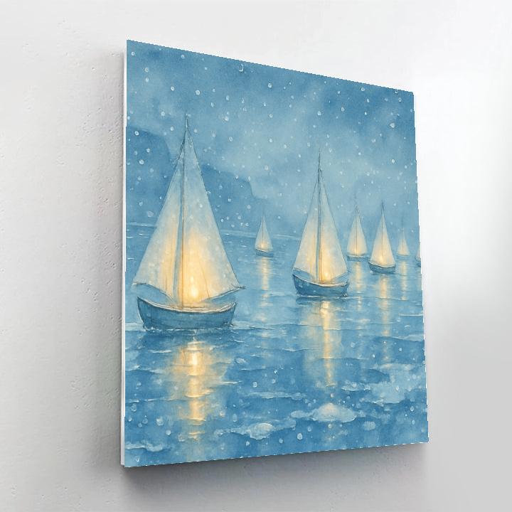 Polar Lantern Regatta Numbered painting kits