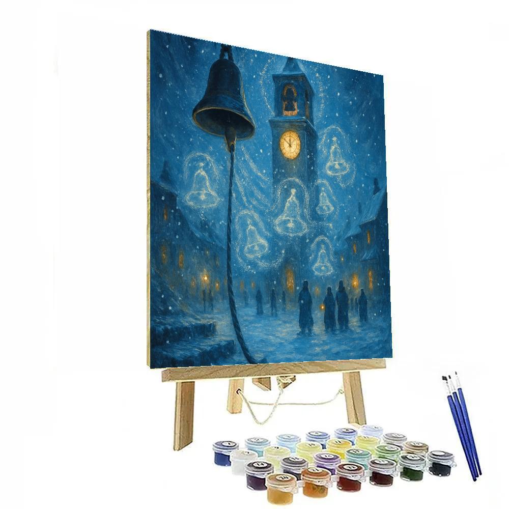 Frozen Bell Tower Echoes Paint by numbers art