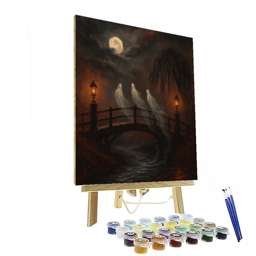 The Wraith Bridge Over Hollow Creek Painting by numbers kit