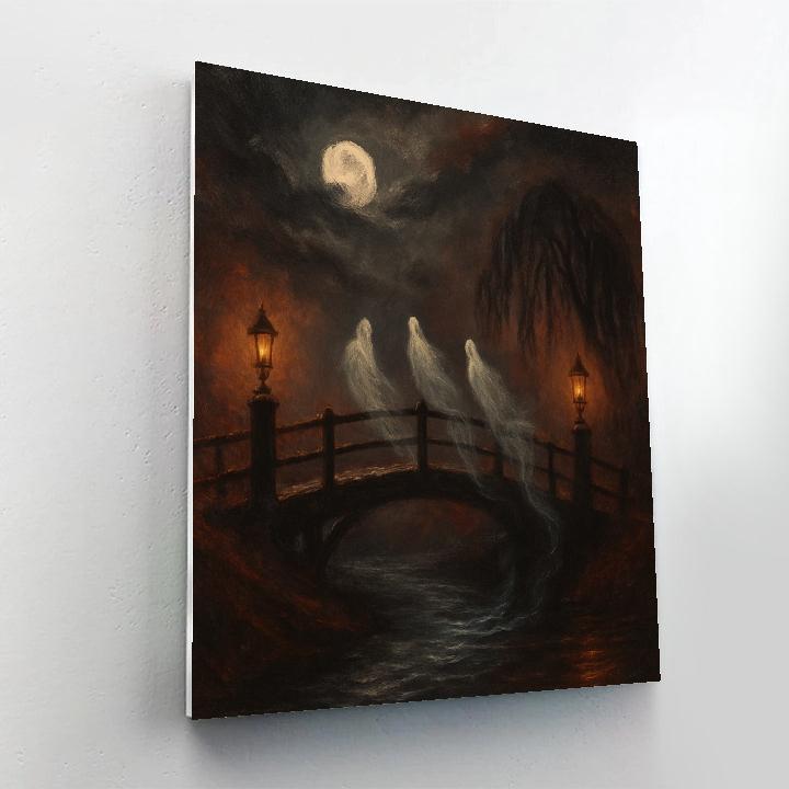 The Wraith Bridge Over Hollow Creek Painting by numbers kit