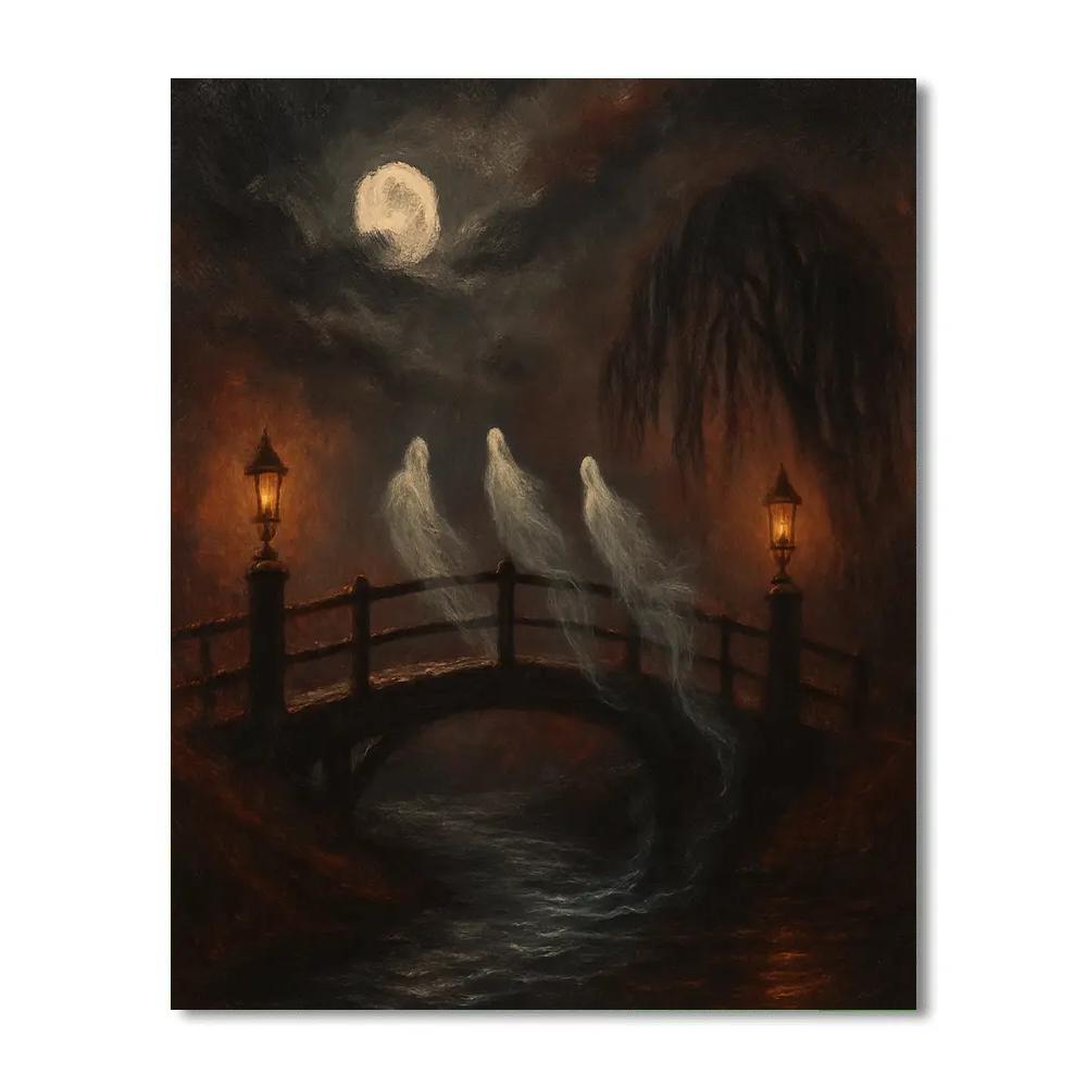 The Wraith Bridge Over Hollow Creek Painting by numbers kit