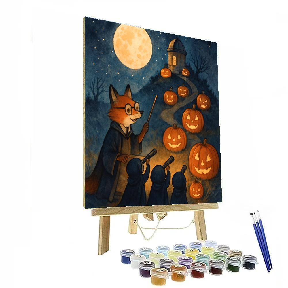 The Pumpkin Observatory Path painting number kit