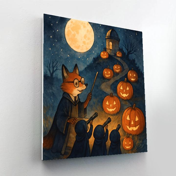 The Pumpkin Observatory Path painting number kit