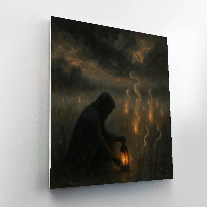 The Fen Of Echoed Lanterns paint by numbers