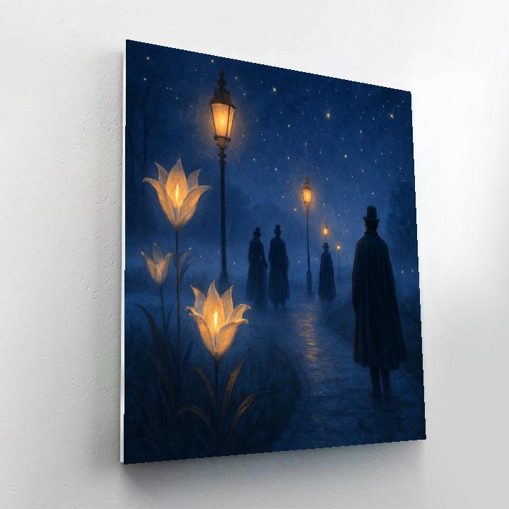 The Velvet Marsh Promenade Paint by numbers art