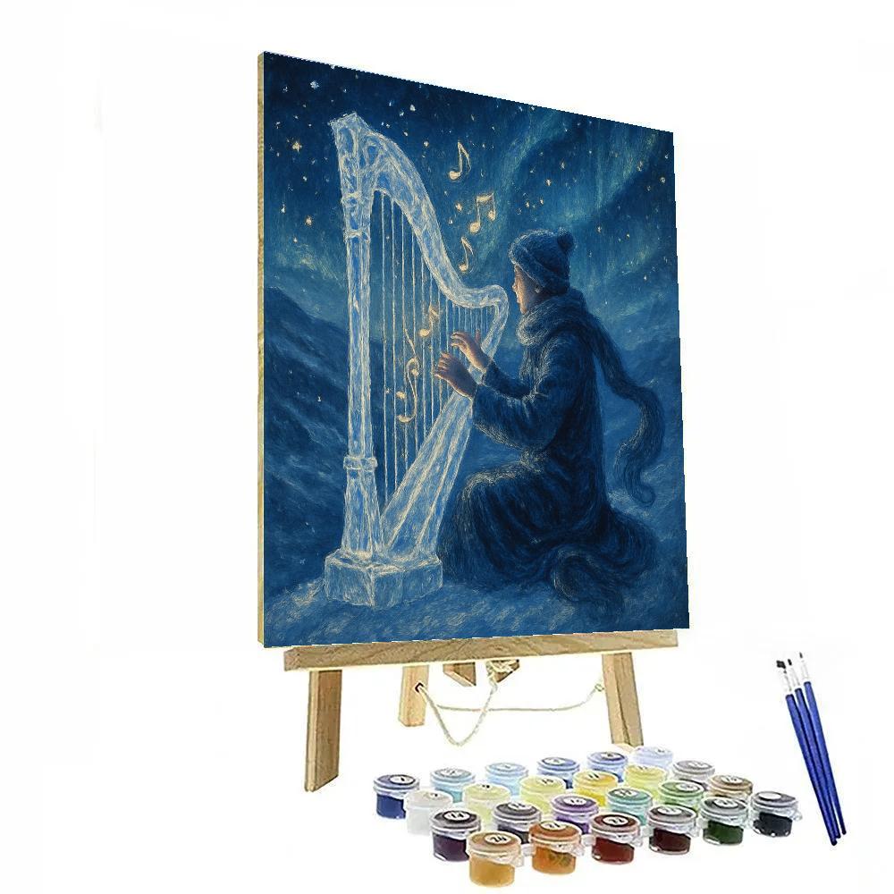 Nocturne Of The Snow Harp Paint by numbers kits