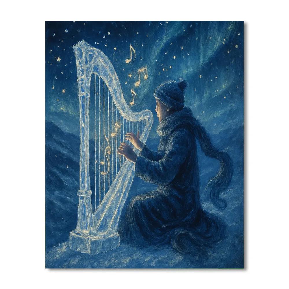 Nocturne Of The Snow Harp Paint by numbers kits