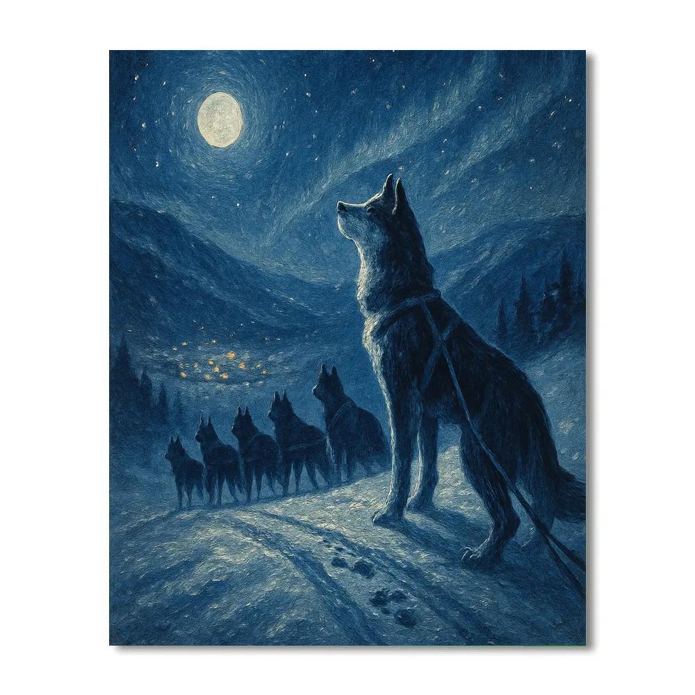 Silent Snow Patrol Paint by numbers art