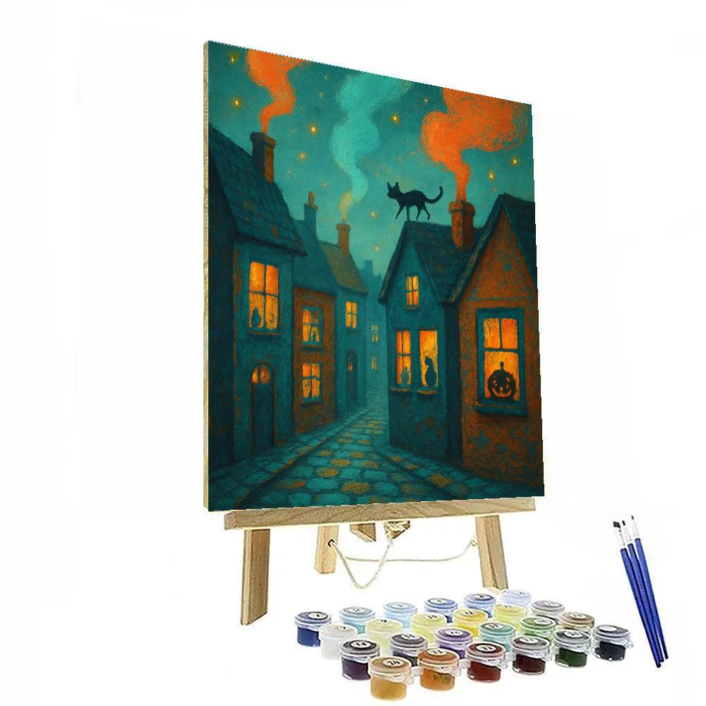 The Foghouse Lane Paint by numbers kits