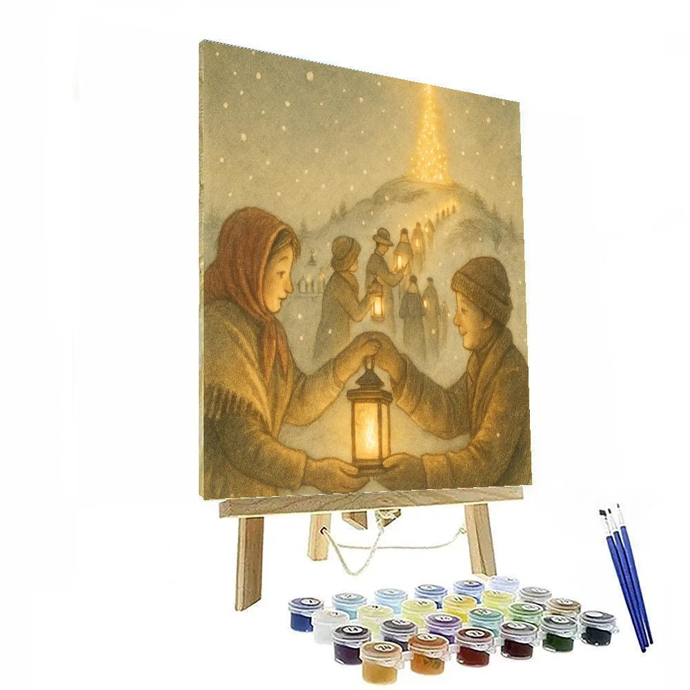 Midwinter Lantern Relay painting number kit