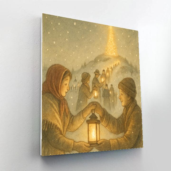 Midwinter Lantern Relay painting number kit