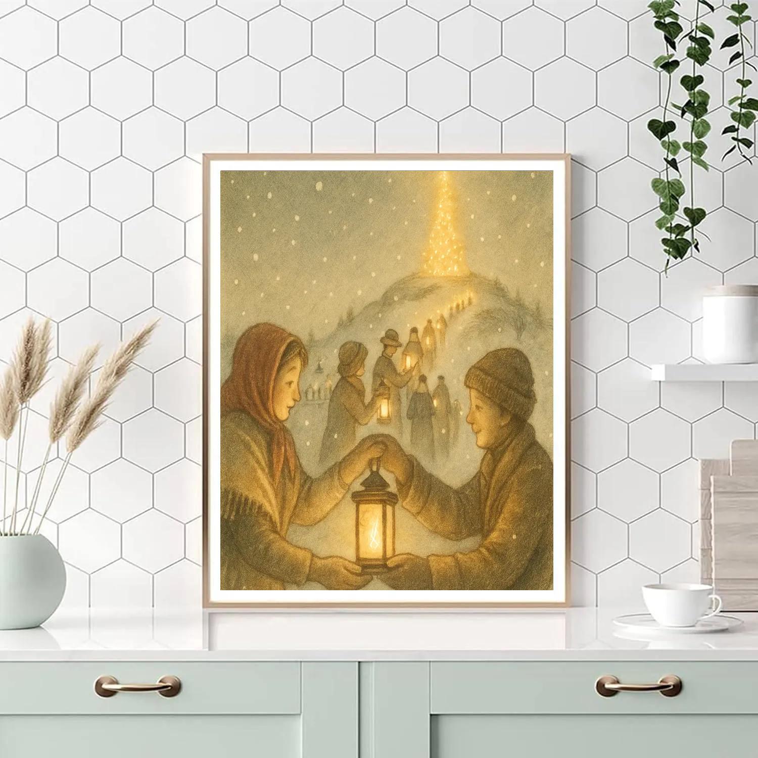 Midwinter Lantern Relay painting number kit