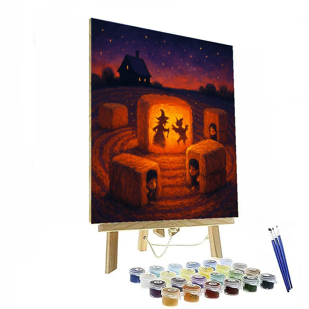 The Gloaming Hay Circle Paint by numbers kits
