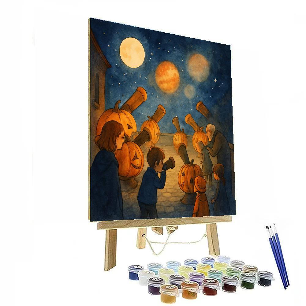 The Hollow Lane Observatory Number painting