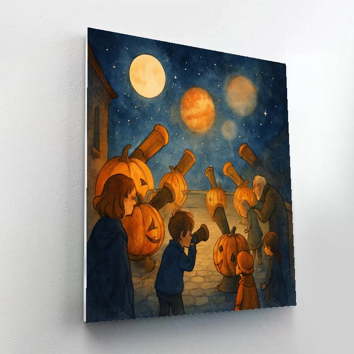 The Hollow Lane Observatory Number painting