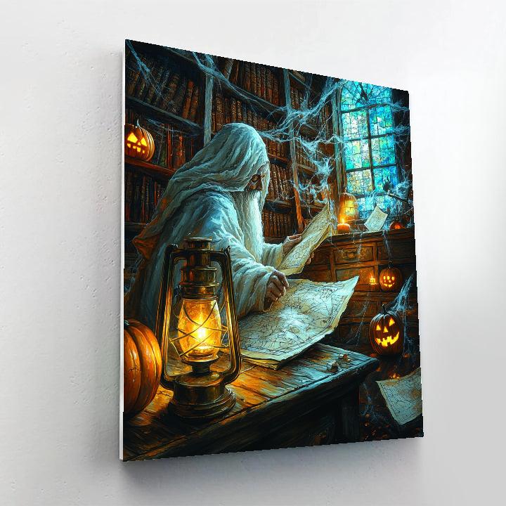 Halloween Lantern Cartographer paint by color