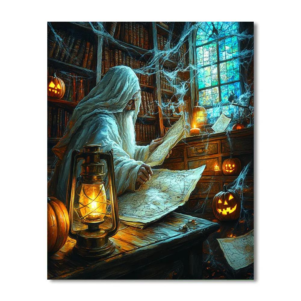 Halloween Lantern Cartographer paint by color