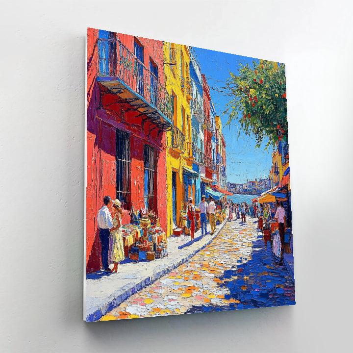 Caminito Colorful Streets La Boca Buenos Aires Paint by numbers kits